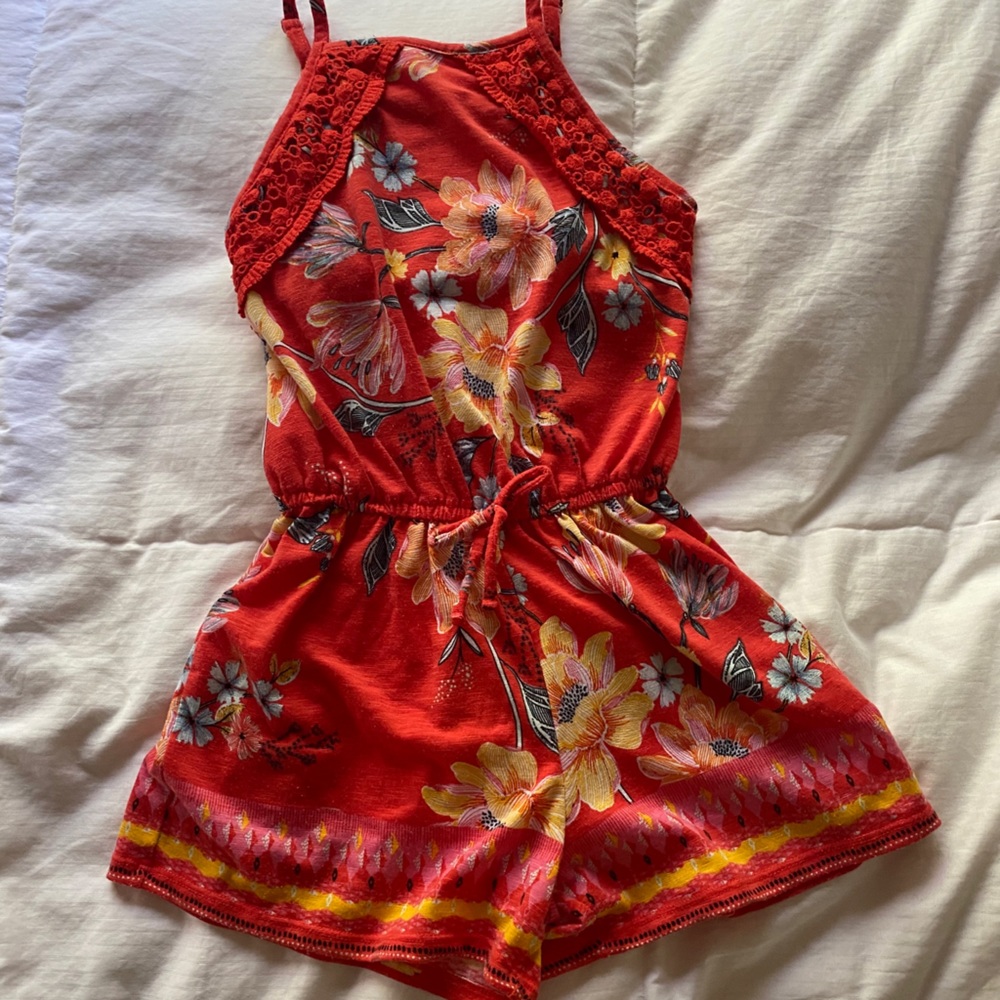Girl Mudd Romper Size 7/8